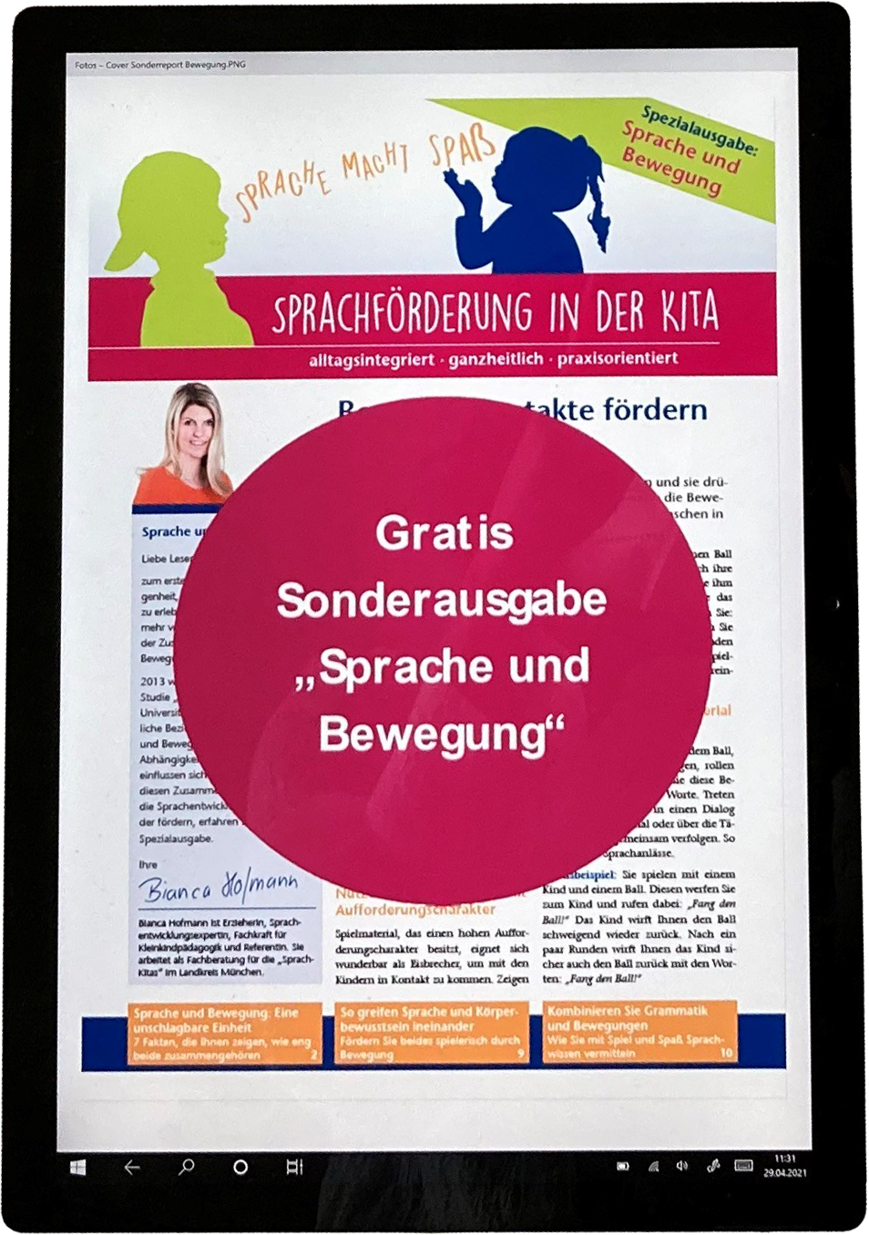 Gratis-Sonderausgabe Meilensteine Sprachentwicklung